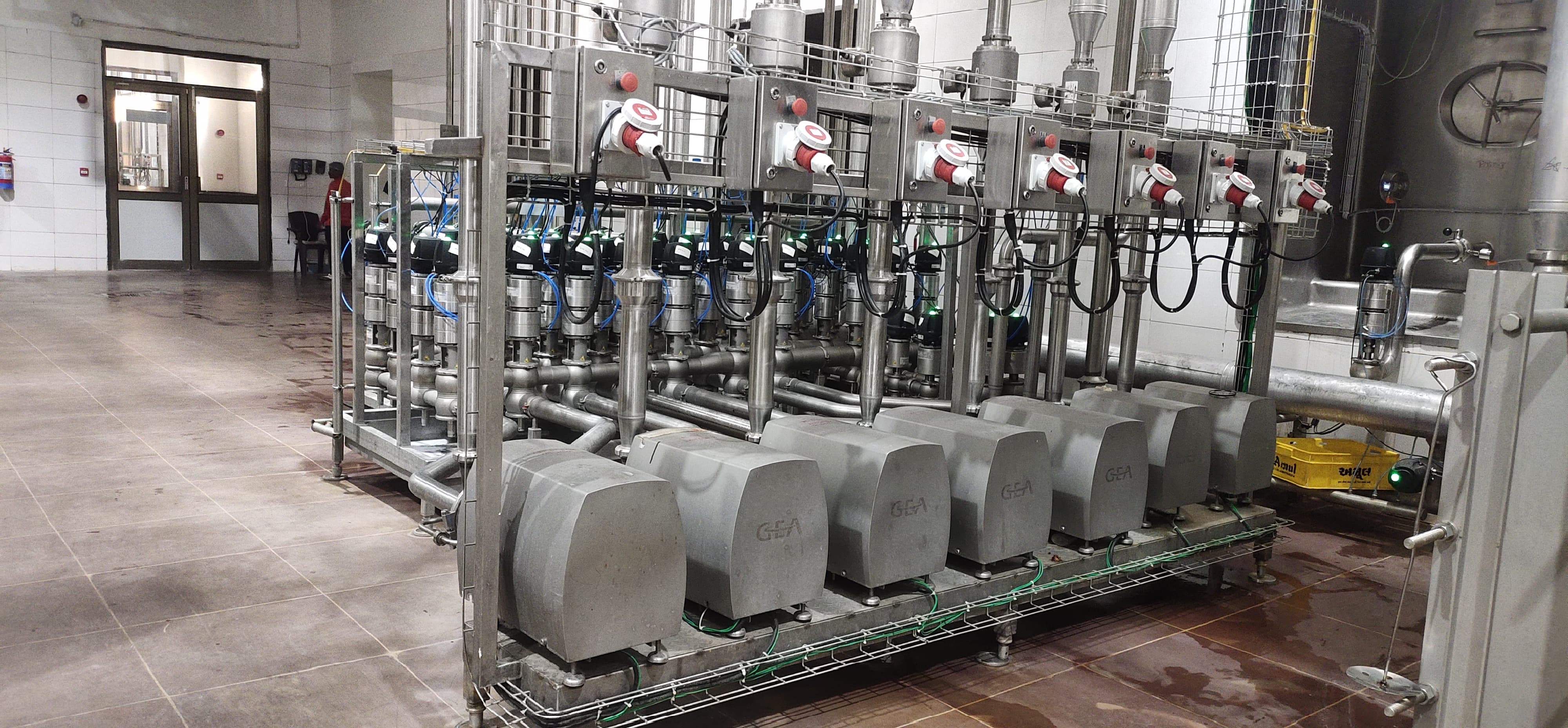 Automated valve battery installation